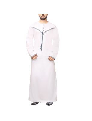 WHITE  EMIRATI THOBE