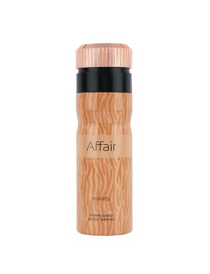 RiiFFS Affair Premium Imported Deodorant, Fresh & Soothing Fragrance, Long Lasting Body Spray For Women, Made in UAE, 200ml