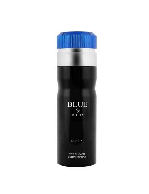 RiiFFS Blue Premium Imported Deodorant, Fresh & Soothing Fragrance, Long Lasting Body Spray For Men, Made in UAE, 200ml