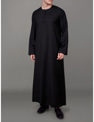 BLACK EMIRATI/OMANI THOBE