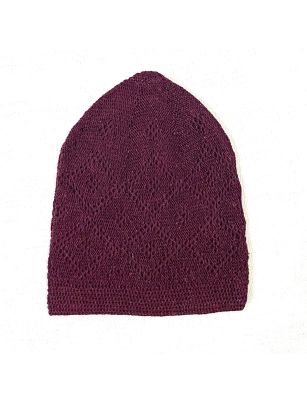 Turkey Sufi Knitting Cap Maroon